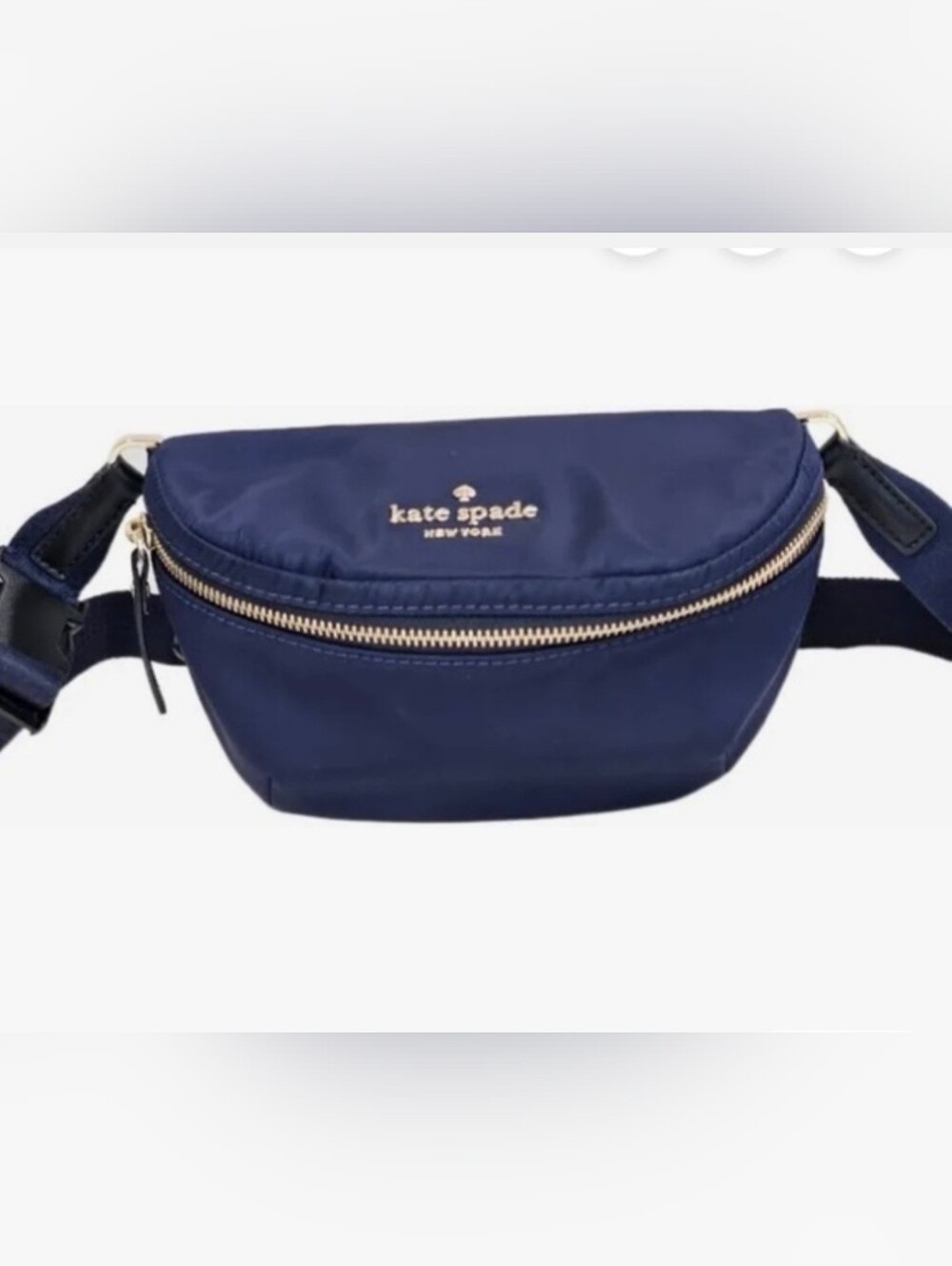 Kate Spade Navy Nylon Watson Lane Betty Belt Bag NWOT